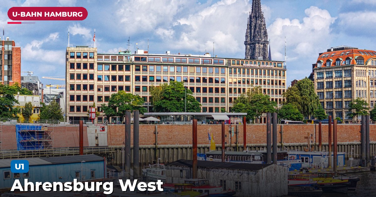 U-Bahn-Station Ahrensburg West in Hamburg — Linie U1