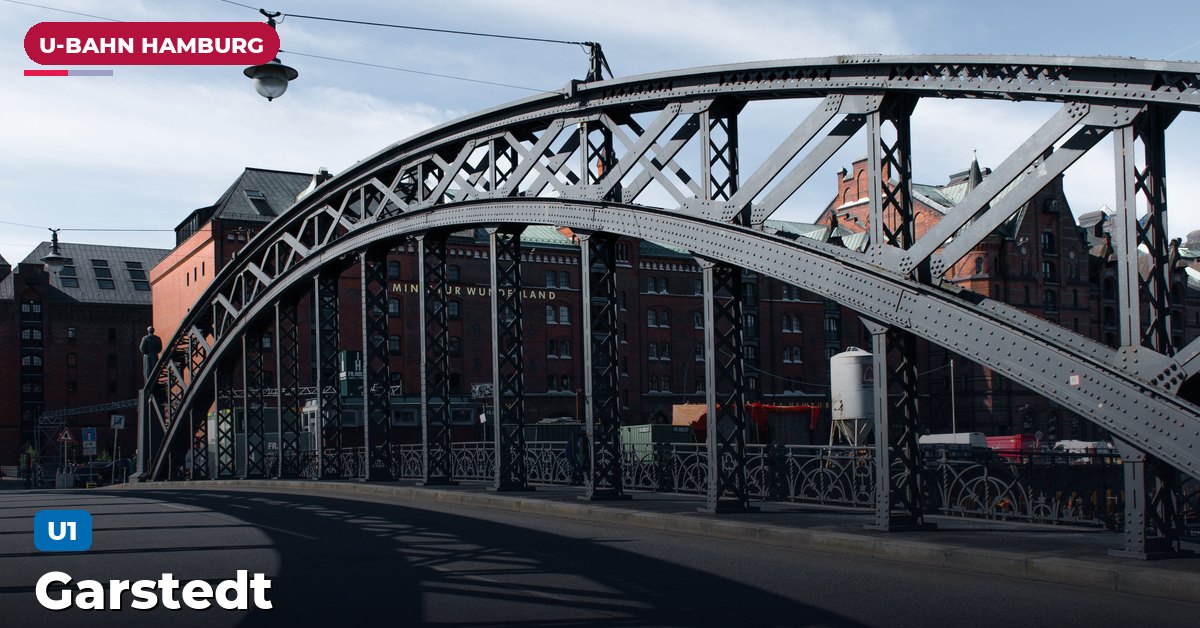 U-Bahn-Station Garstedt in Hamburg — Linie U1