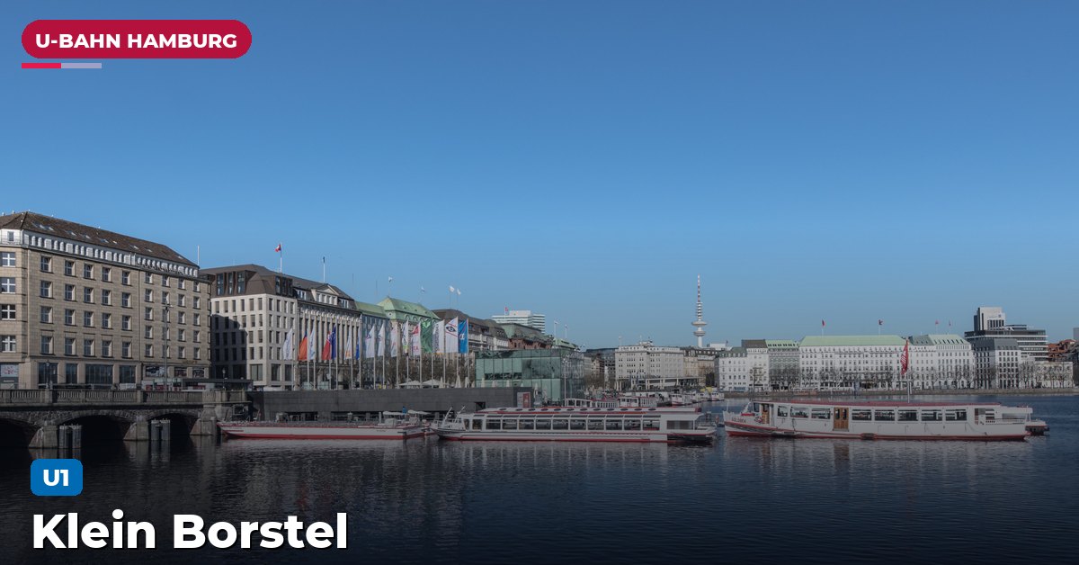 U-Bahn-Station Klein Borstel in Hamburg — Linie U1