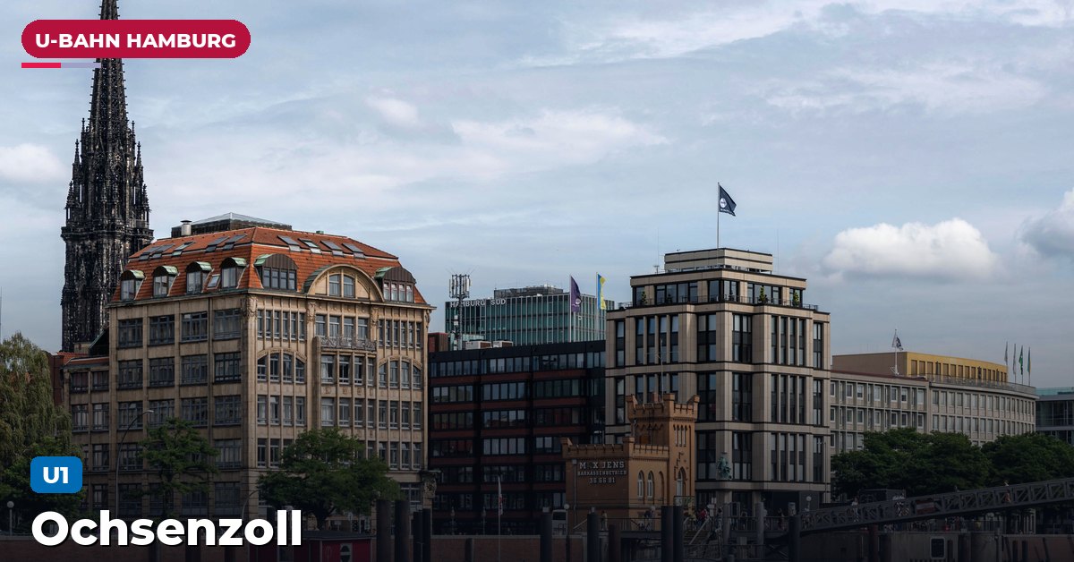 U-Bahn-Station Ochsenzoll in Hamburg — Linie U1